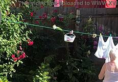 Sexy neighbor with big tits and ass