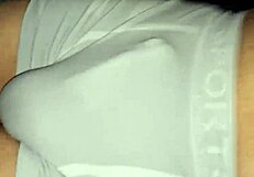 Tight Shorts Hiding Hard Cock in Public Outdoor