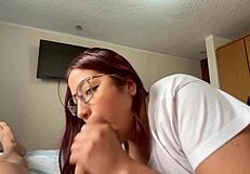 my friend's girlfriend lets me fuck her big ass to avoid pregnancy