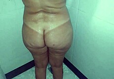 Best Moments of My Wife in Shower Inviting Friend Karina and Lucas