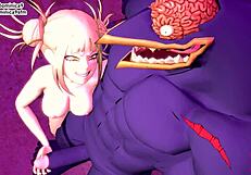 Nomu breed ua students in wall with intense cartoon action!