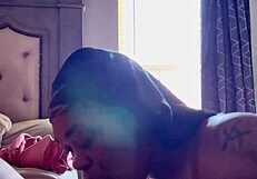 Ebony Pretty Girls Give Sloppy Toppy With Cum In Mouth And Facial.