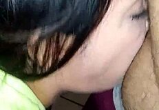 Latina Giving Head With Detailed Oral Techniques And Sensual Movements