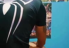 I fuck my stepsister in the gym because she wants to get fit