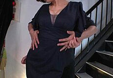 Enchanting Masochistic Wife Beautiful Wife's Enchanting Sex with Hitomi Ryo in 3some Creampie Fucking and Cunilingus