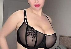 what kind of underwear would you fuck me in black or white big natural tits