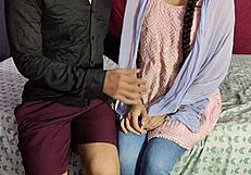 Cheating on girlfriend with hot virgin step sis