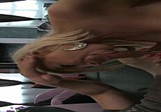 Sexy mature Diamond displays her amazing big tits as she fucks a horny man in various positions.