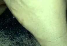 Ebony Woman Strokes My Big Black Cock With Lots Of Spit