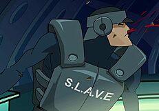 Blonde And Redhead In Flashing Lesbian Threesome Animation Part Two