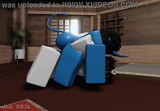 Demon girl goes for round 2 sex with a follower 13 part 2