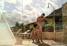 oiled interracial massage for lovers