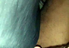 Ebony Woman Strokes My Big Black Cock With Lots Of Spit