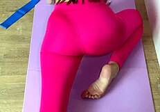 my workout got interrupted by my roommate's passionate anal quickie