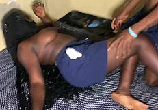 As a bbw amateur, I team up for anal ass licking and big black cock riding in the bathroom to hit that orgasm together.