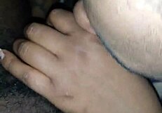 Ebony Woman Strokes My Big Black Cock With Lots Of Spit