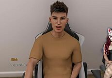 steps of debauchery 34 - gamer girl in brothel with big tits and stockings.