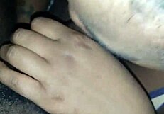 Ebony Woman Strokes My Big Black Cock With Lots Of Spit