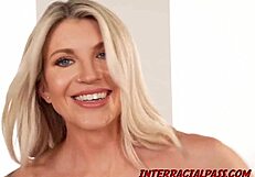 Watch hot bod Taylor Wild get her pussy defiled by bent over big black cock sideways fucking