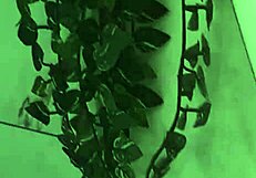 at my stepmother's house, a risky moment in the shower