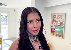 Hey Laeticia, with those big tits, why do you always take the lead in our French threesome?