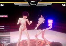 lesbian battle with anal fingering and assfucking masturbation