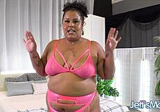 Thick latina plumper enjoys personal time with toys in private