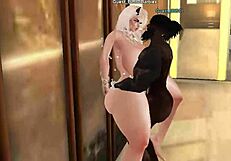 Blonde bimbo starts with deepthroat blowjob on big black cock. She gets creampied in interracial pounding.