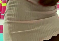 Ebony Babe Teases Juicy Virgin Pussy Until She Screams and Creams