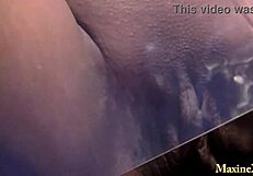 Maxine X Masturbates In Living Room