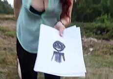 Starving Artist's Caricature Fails, Gets Fed Black Dick Instead?