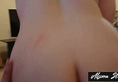 Real tinder girl invited me over for intense fat teen ass fucking