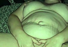 milf plays with her soft and cums in maledom