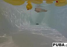Sexy Nadia Takes A Bath With Some Rubber Duckies