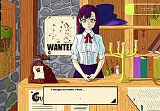 oh man, in this game i finally got the tutorial girl to go topless in monster girl incursion 0 😏