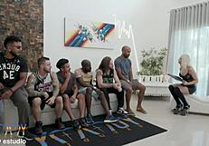 Brazilian teacher Vivian Lola assfucked by guys in triple anal DAP