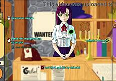 oh man, in this game i finally got the tutorial girl to go topless in monster girl incursion 0 😏