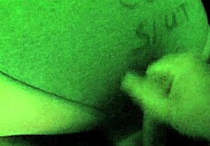 Jacking Off and Cumming on My Curvy Ass