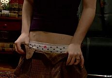 Watch this redhead teen get her big ass whipped in bdsm?