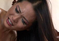 hot asian girl rides white dick roughly?