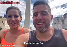 argentinian fitness babe gets picked up at gym for big cock blowjob