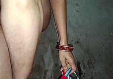 Beautiful indian girl masturbating alone in bathroom?