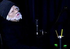 Hot Brunette Does Striptease Showing Beautiful Big Tits After Saying She Dislikes Exposure and Being with Famous People - Tifany Rocha Swing Cast on Sheer Red