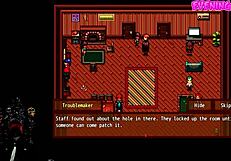 Mutant vs girl in stockings doggystyle bent over