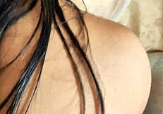 Unfaithful latina wife waits for her neighbor without underwear, inviting him to fuck her tight ass hole deeply