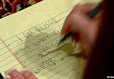 Watch this redhead teen get her big ass whipped in bdsm?