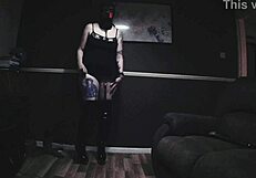 my little 18+ bitch gags on my monster cock