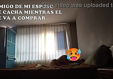 amigo sneaks into bed while my husband leaves for training we rented two beds for all of us