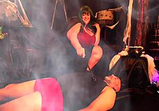 witchy halloween costume fun with big tits and ass spreading 😈