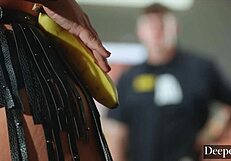 remy lacroix feels deep anal hunger while bent over in handcuffs